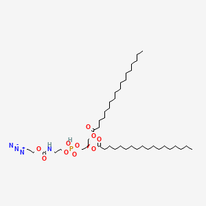 [(2R)-3-[2-(2-azidoethoxycarbonylamino)ethoxy-hydroxyphosphoryl]oxy-2-octadecanoyloxypropyl] octadecanoate