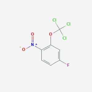 4-Fluoro-1-nitro-2-(trichloromethoxy)benzene