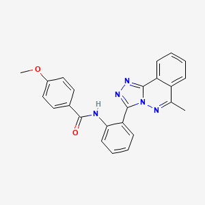 4-Methoxy-N-(2-(6-methyl-[1,2,4]triazolo[3,4-A]phthalazin-3-YL)phenyl)benzamide