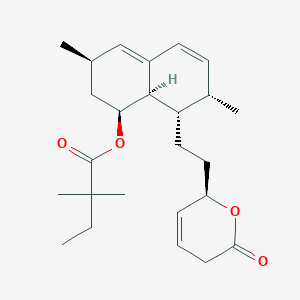 (1S,3R,7S,8S,8aR)-3,7-dimethyl-8-(2-((R)-6-oxo-5,6-dihydro-2H-pyran-2-yl)ethyl)-1,2,3,7,8,8a-hexahydronaphthalen-1-yl 2,2-dimethylbutanoate