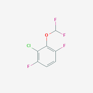 2-Chloro-3-(difluoromethoxy)-1,4-difluoro-benzene