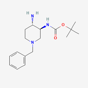 trans-4-Amino-3-(boc-amino)-1-benzyl-piperidine