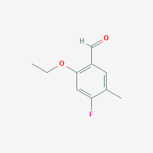 2-Ethoxy-4-fluoro-5-methylbenzaldehyde