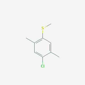 molecular formula C9H11ClS B14022196 (4-Chloro-2,5-dimethylphenyl)(methyl)sulfane 