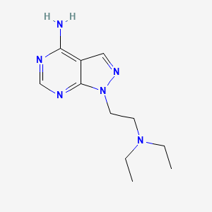 1-(2-(diethylamino)ethyl)-1H-pyrazolo[3,4-d]pyrimidin-4-amine