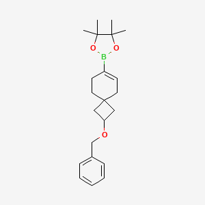 2-(2-(Benzyloxy)spiro[3.5]non-6-EN-7-YL)-4,4,5,5-tetramethyl-1,3,2-dioxaborolane