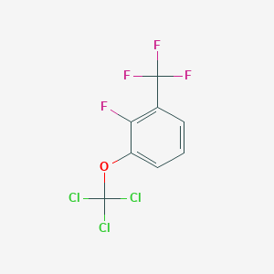 molecular formula C8H3Cl3F4O B1402226 2-Fluoro-1-(trichloromethoxy)-3-(trifluoromethyl)benzene CAS No. 1417566-49-4