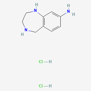 2,3,4,5-Tetrahydro-1H-benzo[E][1,4]diazepin-8-ylamine 2hcl