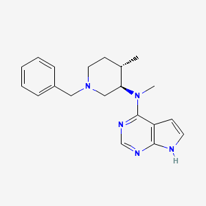 N-((3R,4S)-1-benzyl-4-methylpiperidin-3-yl)-N-methyl-7H-pyrrolo[2,3-d]pyrimidin-4-amine