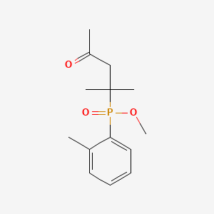 Methyl (2-methyl-4-oxopentan-2-yl)(2-methylphenyl)phosphinate