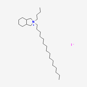 molecular formula C28H56IN B14022429 2-Butyl-2-hexadecyloctahydro-1H-isoindol-2-ium iodide CAS No. 7356-92-5