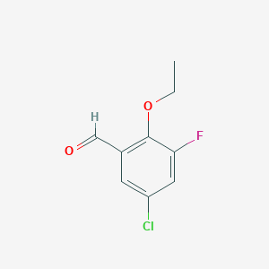 5-Chloro-2-ethoxy-3-fluorobenzaldehyde