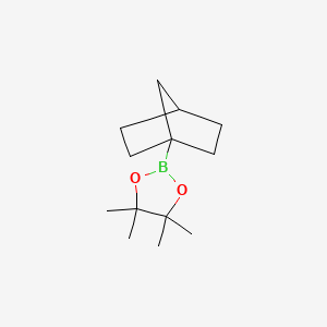 molecular formula C13H23BO2 B14022468 2-(Bicyclo[2.2.1]heptan-1-yl)-4,4,5,5-tetramethyl-1,3,2-dioxaborolane 