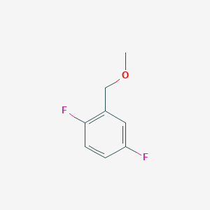 molecular formula C8H8F2O B14022480 1,4-Difluoro-2-(methoxymethyl)benzene 