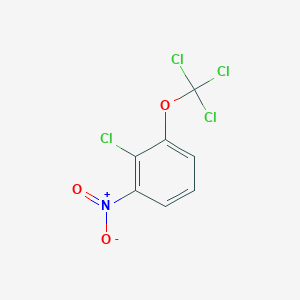 molecular formula C7H3Cl4NO3 B1402252 2-Chloro-1-nitro-3-(trichloromethoxy)benzene CAS No. 1417568-03-6