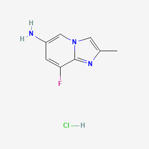 8-Fluoro-2-methylimidazo[1,2-a]pyridin-6-amine hydrochloride