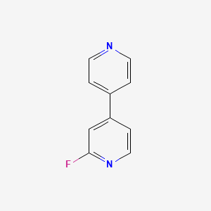 molecular formula C10H7FN2 B14022558 2-Fluoro-4,4'-bipyridine 