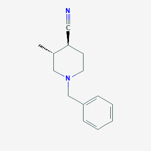 (3R,4S)-1-benzyl-3-methylpiperidine-4-carbonitrile