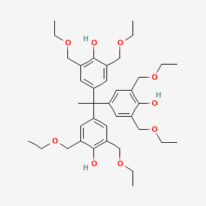 4,4',4''-(Ethane-1,1,1-triyl)tris[2,6-bis(ethoxymethyl)phenol]