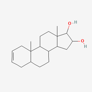 molecular formula C19H30O2 B14022667 Androst-2-ene-16,17-diol CAS No. 5764-10-3