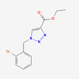 ethyl 1-[(2-bromophenyl)methyl]-1H-1,2,3-triazole-4-carboxylate