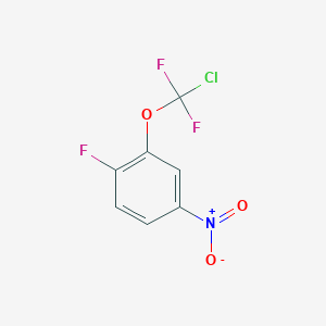 2-[Chloro(difluoro)methoxy]-1-fluoro-4-nitro-benzene