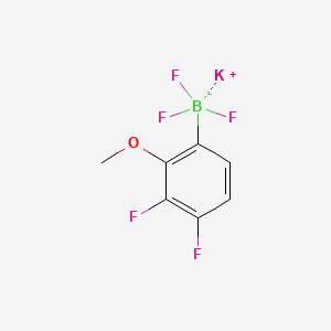 molecular formula C7H5BF5KO B14022691 Potassium (3,4-difluoro-2-methoxyphenyl)trifluoroborate 