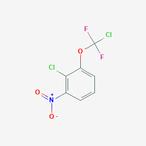 2-Chloro-1-[chloro(difluoro)-methoxy]-3-nitro-benzene
