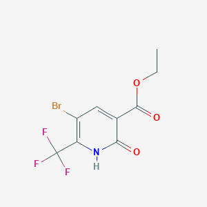 Ethyl 5-bromo-2-oxo-6-(trifluoromethyl)-1,2-dihydropyridine-3-carboxylate