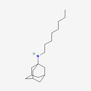 molecular formula C18H33N B14022808 N-octyladamantan-1-amine CAS No. 33211-90-4