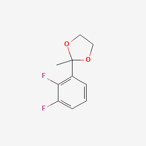 2-(2,3-Difluorophenyl)-2-methyl-[1,3]dioxolane