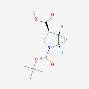 O2-tert-butyl O4-methyl (1R,4S,5R)-2-azabicyclo[3.1.0]hexane-2,4-dicarboxylate