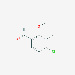 4-Chloro-2-methoxy-3-methylbenzaldehyde