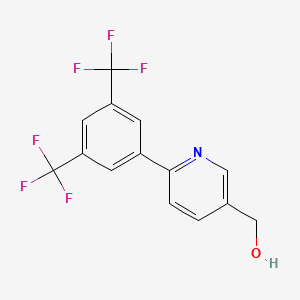 (6-(3,5-Bis-trifluoromethylphenyl)pyridin-3-yl)methanol