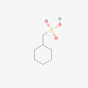 molecular formula C7H14O3S B14022970 Cyclohexylmethanesulfonic acid 