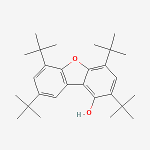 2,4,6,8-Tetra-tert-butyldibenzo[b,d]furan-1-ol