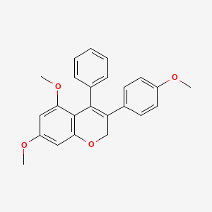 5,7-dimethoxy-3-(4-methoxyphenyl)-4-phenyl-2H-chromene