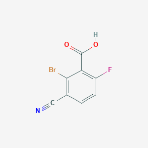 2-Bromo-3-cyano-6-fluorobenzoic acid