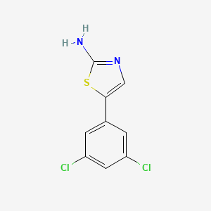 molecular formula C9H6Cl2N2S B14023051 5-(3,5-Dichlorophenyl)thiazol-2-amine 