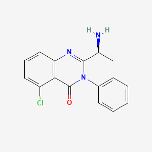 (S)-2-(1-aminoethyl)-5-chloro-3-phenylquinazolin-4(3H)-one
