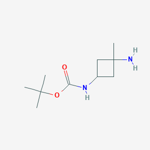 Tert-butyl (trans-3-amino-3-methylcyclobutyl)carbamate