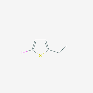 molecular formula C6H7IS B14023095 2-Ethyl-5-iodothiophene 