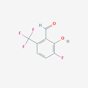 3-Fluoro-2-hydroxy-6-(trifluoromethyl)benzaldehyde