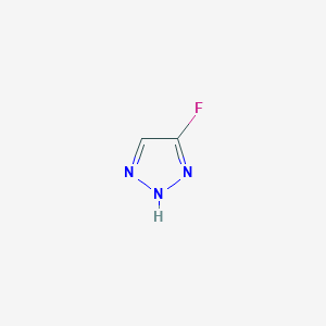 molecular formula C2H2FN3 B14023108 4-Fluoro-2H-1,2,3-triazole 