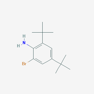 molecular formula C14H22BrN B14023136 2-Bromo-4,6-DI-tert-butylaniline 