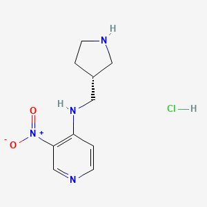 (R)-3-Nitro-N-(pyrrolidin-3-yLmethyl)-pyridin-4-amine hydrochloride
