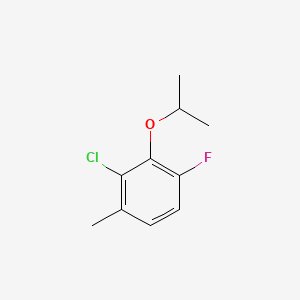 2-Chloro-4-fluoro-3-isopropoxy-1-methylbenzene