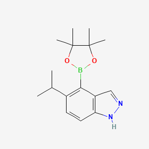 5-isopropyl-4-(4,4,5,5-tetramethyl-1,3,2-dioxaborolan-2-yl)-1H-indazole