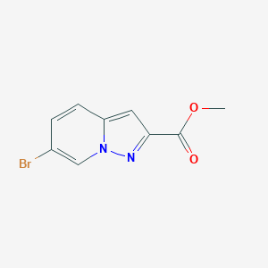 molecular formula C9H7BrN2O2 B14023278 Methyl 6-bromopyrazolo[1,5-a]pyridine-2-carboxylate 