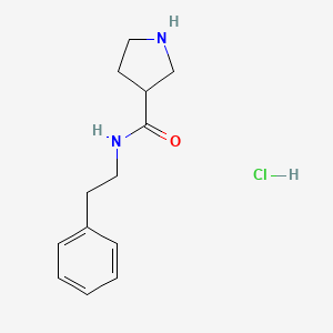 Pyrrolidine-3-carboxylic acidphenethyl-amide hydrochloride